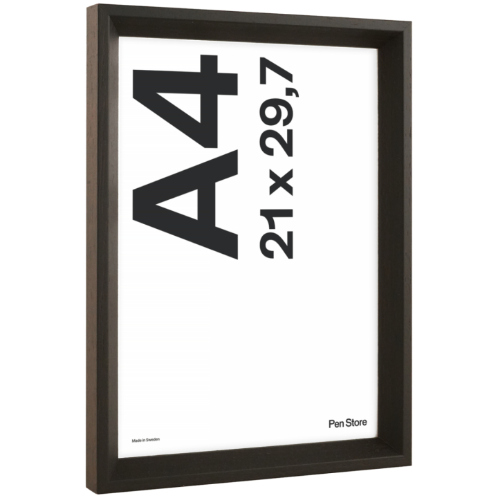 Treramme Espresso 21x29,7 cm A4 i gruppen Hobby & Kreativitet / Organisere / Rammer / Brune rammer hos Pen Store (137894)