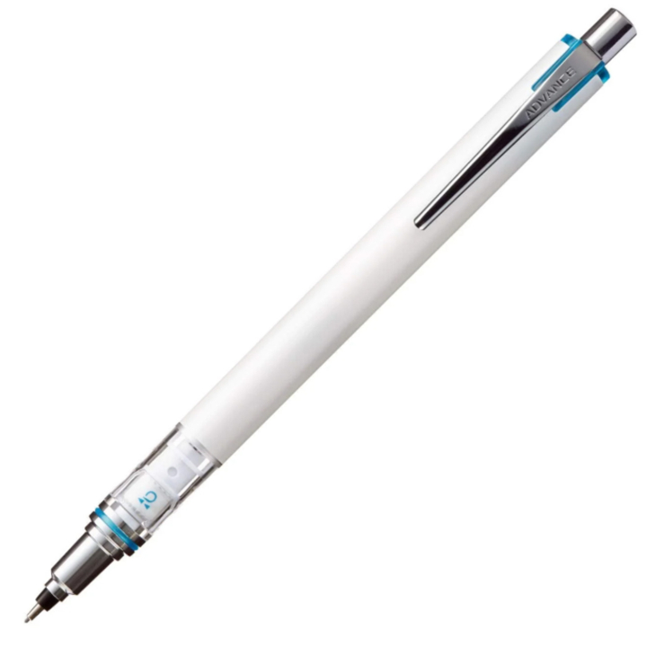 Mekanisk Blyant Kuru Toga Advance 0,7 mm Hvit i gruppen Penner / Skrive / Trykkblyanter hos Pen Store (137958)