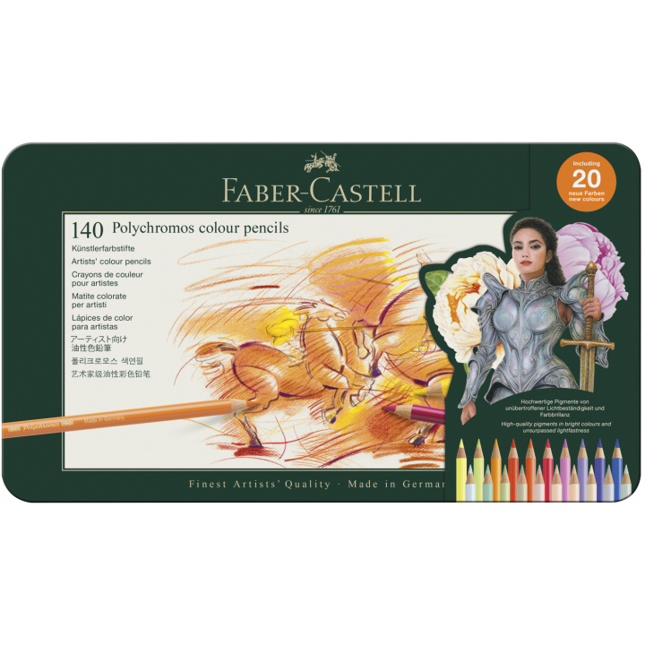 Fargeblyanter Polychromos 140-set  i gruppen Penner / Kunstnerpenner / Fargeblyanter hos Pen Store (137959)