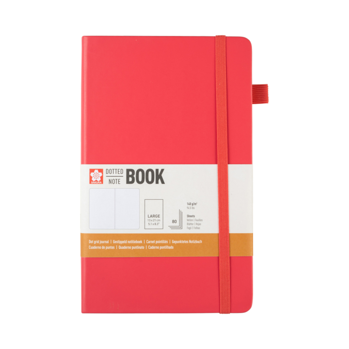 Notebook 13x21 cm Hard Cover Plum Blossom Dotted i gruppen  Papir & Blokk / Skrive og ta notater / Notatbøker hos Pen Store (137989)