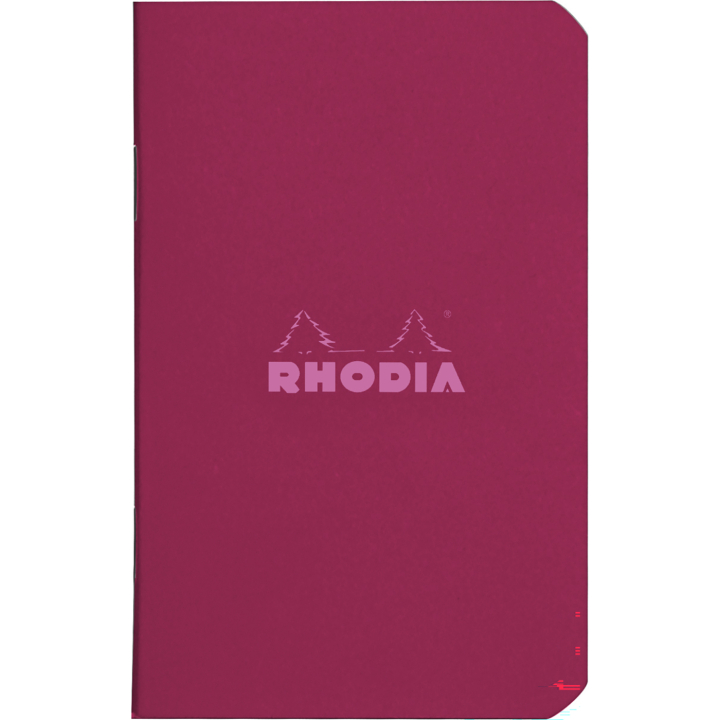 Staplebound Plum 7,5x12 Linjert i gruppen  Papir & Blokk / Skrive og ta notater / Skriveblokker og hefter hos Pen Store (138120)