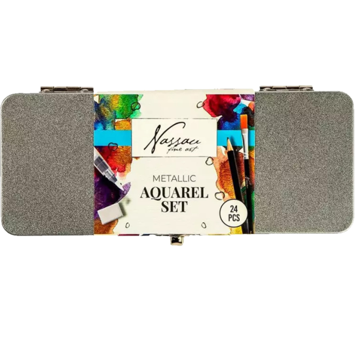 Akvarellsett 24 deler i gruppen Kunstnermateriell / Kunstnerfarge / Akvarellmaling hos Pen Store (138230)