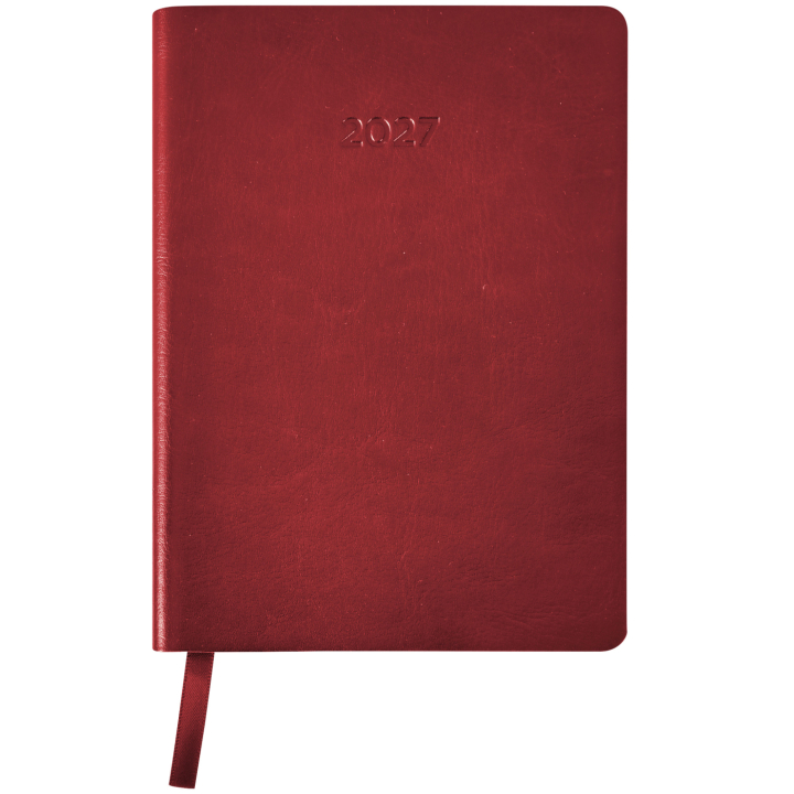 Kalender Björn 2027 A5 Weekly Horisontell Tranebærrød i gruppen  Papir & Blokk / Kalendere / 12 md kalendere hos Pen Store (138289)