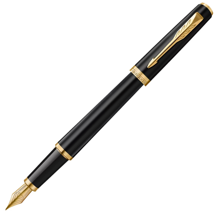 Meridian Matte Black/Gold Reservoar i gruppen Penner / Fine Writing / Eksklusive penner hos Pen Store (138299_r)