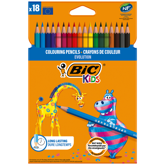 Kids Evolution Fargeblyanter 18-set