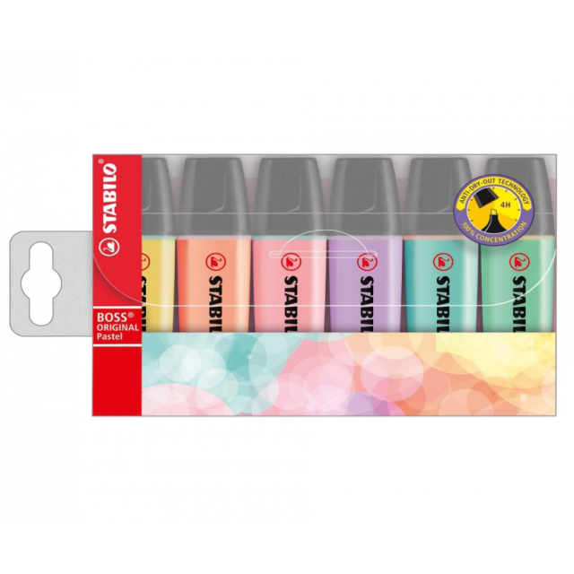 Boss Pastel 6-pakke