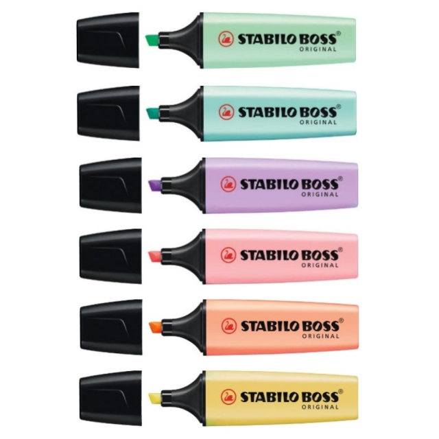 Boss Pastel Pastel Purple i gruppen Penner / Merking og kontor / Markeringstusj hos Pen Store (100303)