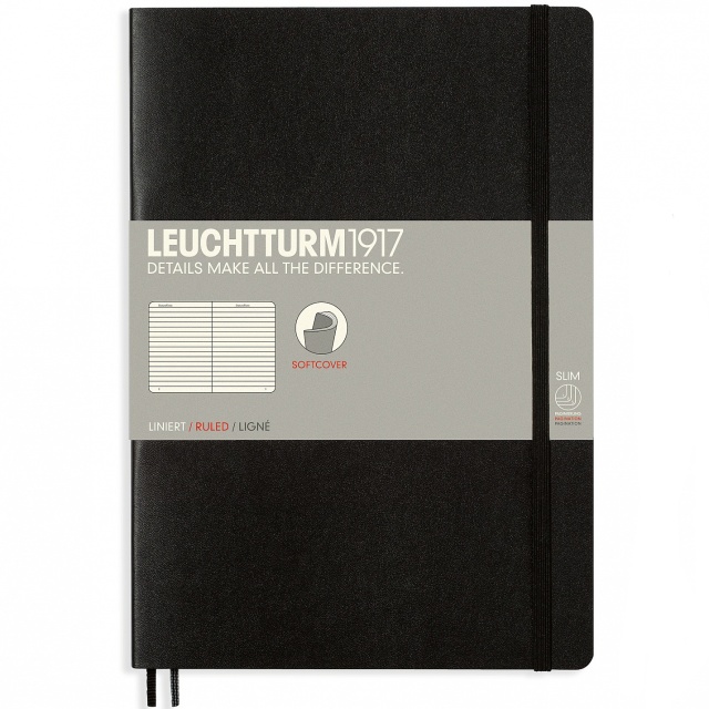 Notebook B5 Softcover Linjert