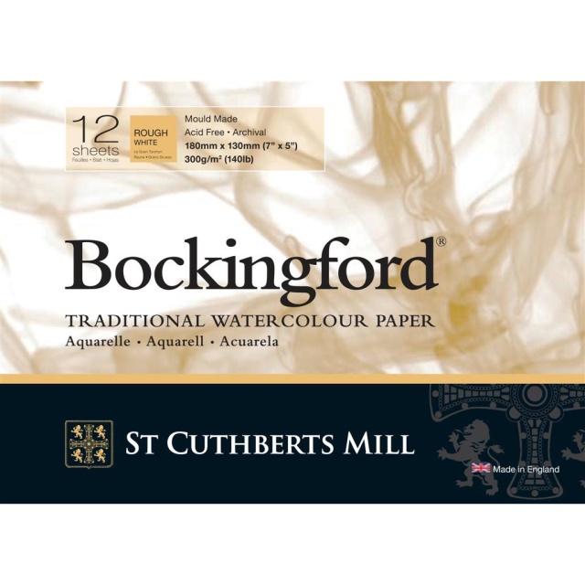 Bockingford Akvarellblokk Rough 300g 18x13cm
