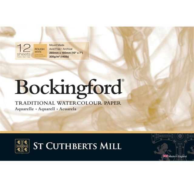 Bockingford Akvarellblokk 300g 260x180mm Rough