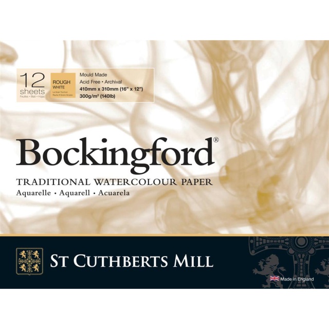 Bockingford Akvarellblokk 300g 410x310mm Rough