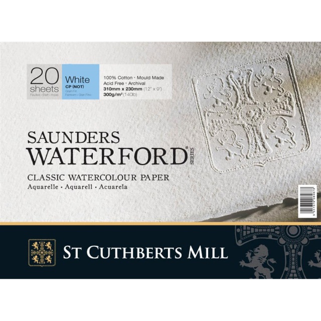 Saunders Waterford Akvarellblokk 300 g 31 x 23 cm CP/NOT