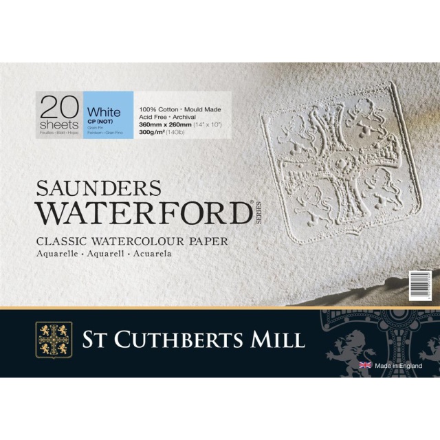 Saunders Waterford Akvarellblokk CP/NOT 36x26 cm 300g
