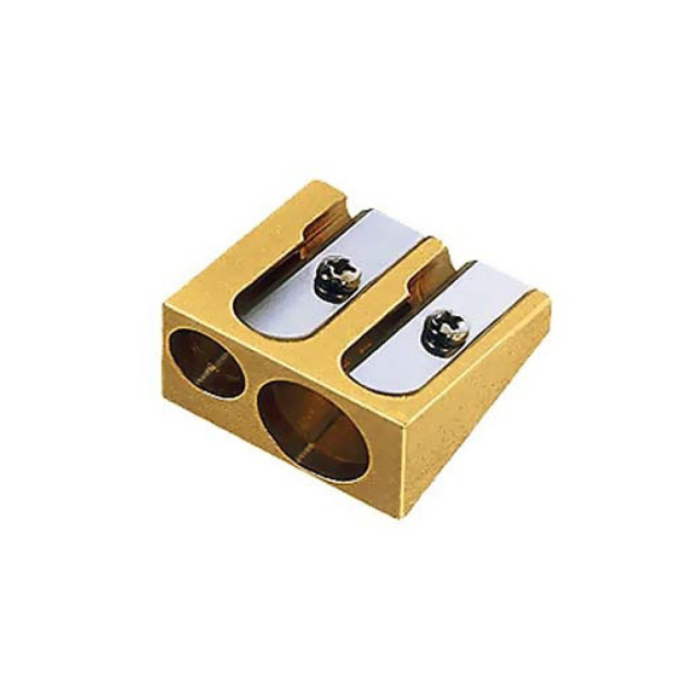 Blyantspisser Dobbel Wedge Brass