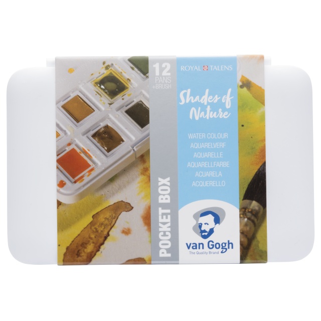 Pocket Box Water Color Nature Set of 12