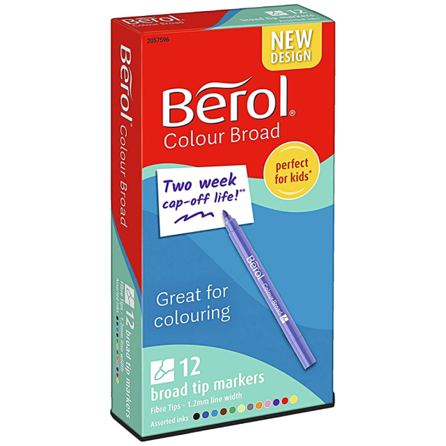 Colour Broad Tip 12-pakke