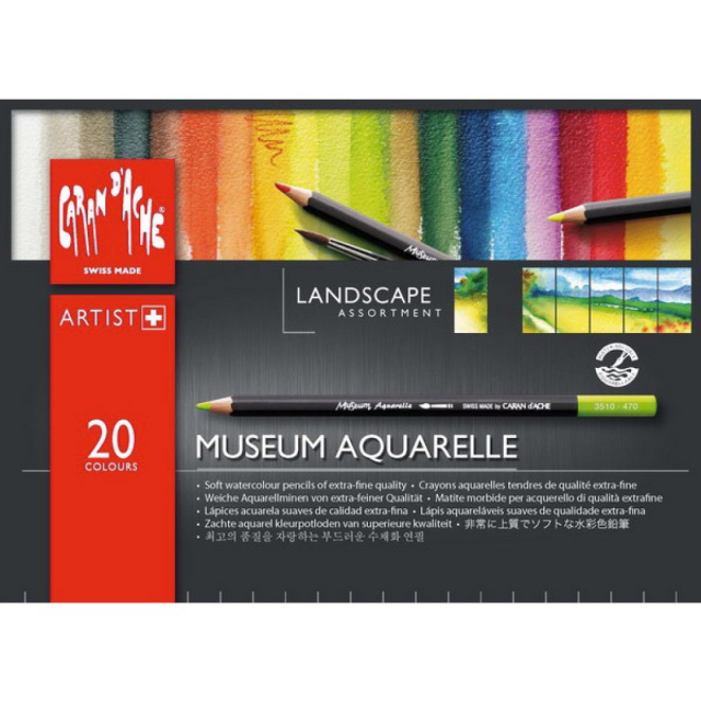 Museum Aquarelle Landscape 20-pakke