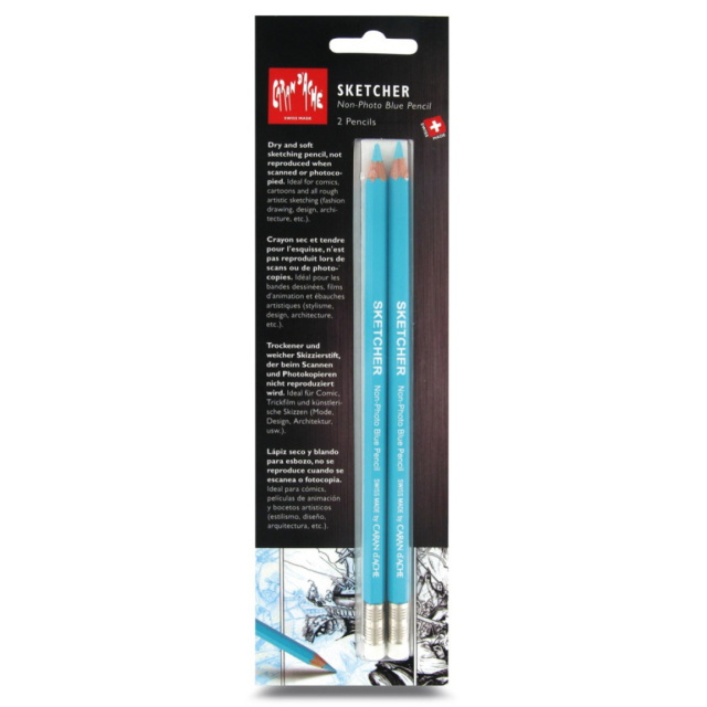 Sketcher Non-photo blue 2-pakke