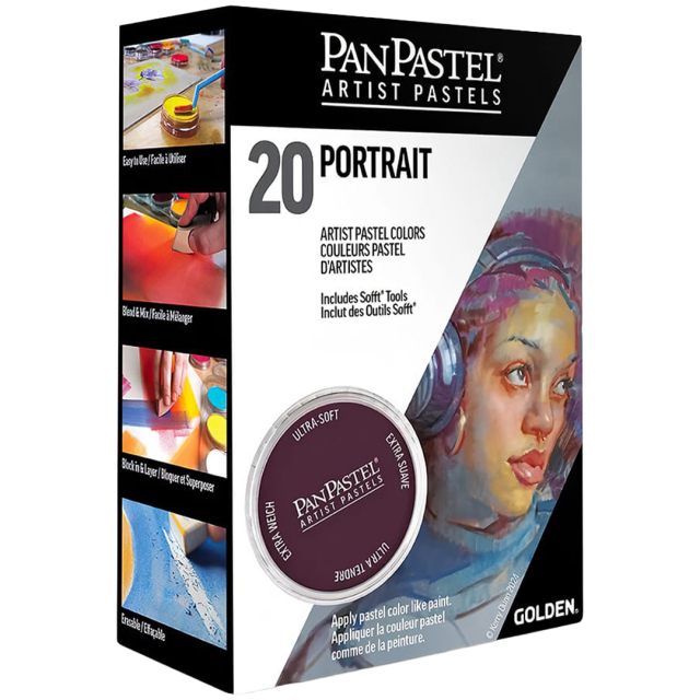 Soft Pastel Pans Portrait 20-set
