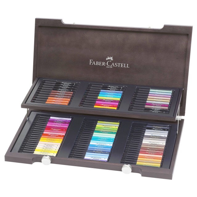 PITT Artist Brush 90-set Wood Case