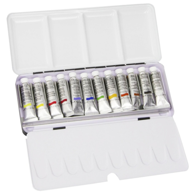 Profesjonell akvarelltube 5 ml 12-sett