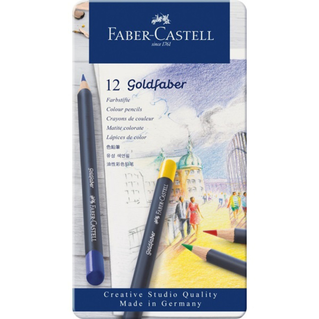 Goldfaber Fargeblyant 12-set