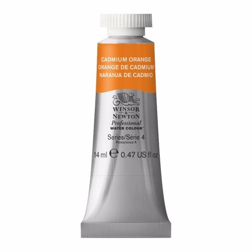 Professional Water Color Tube 14 ml (Serie 4) Cadmium scarlet 106 i gruppen Kunstnermateriell / Kunstnerfarge / Akvarellmaling / Akvarellmaling på tube hos Pen Store (106833)