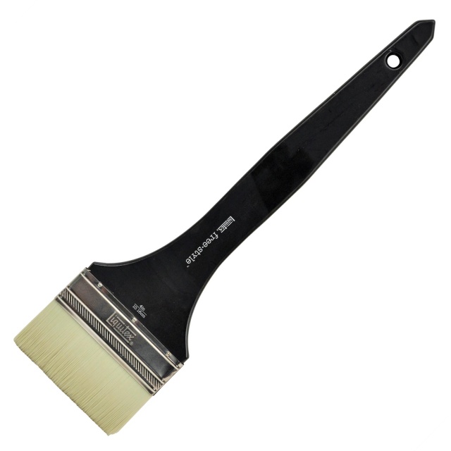 Freestyle Pensel Syntetisk Broad Flat Long Handle St 4