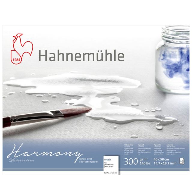 Akvarellpapir Harmony Rough 300g 40x50cm