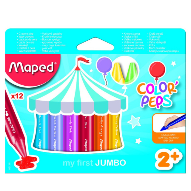Color Peps Early Age 12 Wax Fargestifter Jumbo