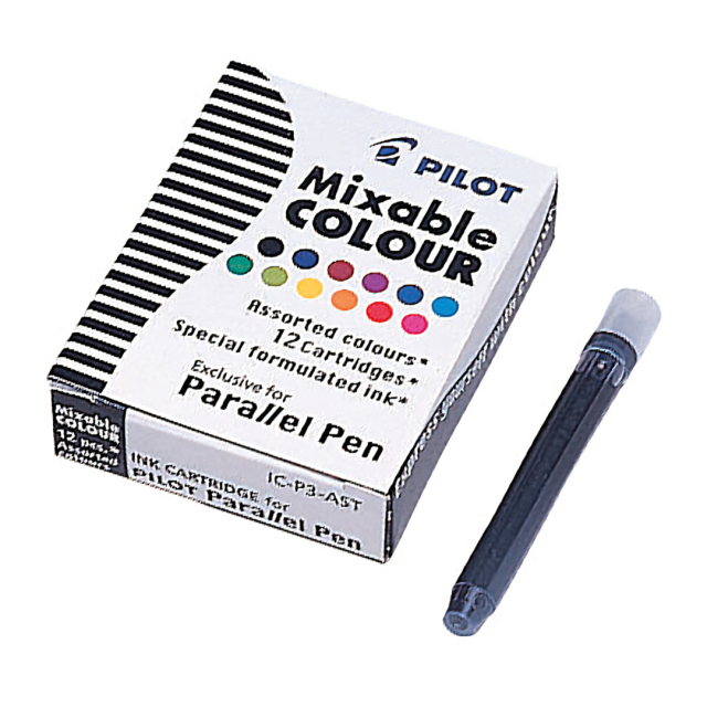 Patron/Refill Parallel Pen Mix-12-pakke