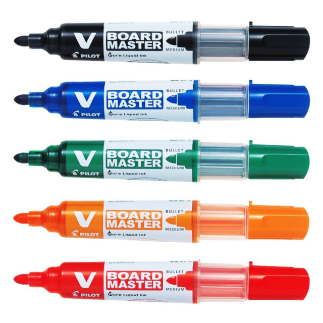 V-Board Master Round Blue i gruppen Penner / Merking og kontor / Whiteboard tusjer hos Pen Store (109299)