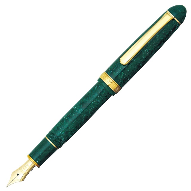 #3776 Century Fyllepenn Celluloid Jade