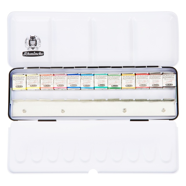 Horadam Aquarell Metal 12-set + extra space