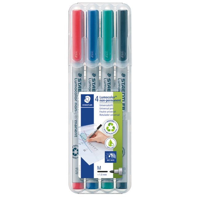 4-pakke Lumocolor Non-permanent Medium
