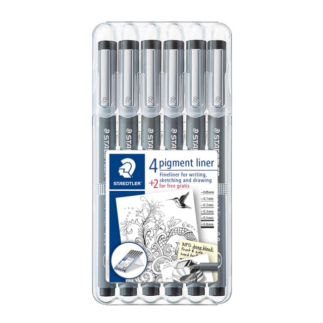 Pigment Liner 6-set