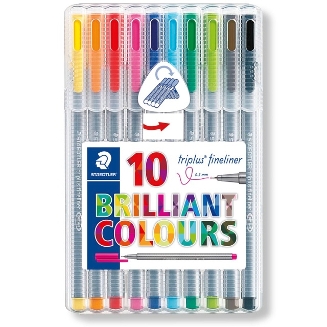 Triplus Fineliner 10-pakke