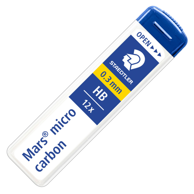 Mars Micro stift 0,3 12-pakke