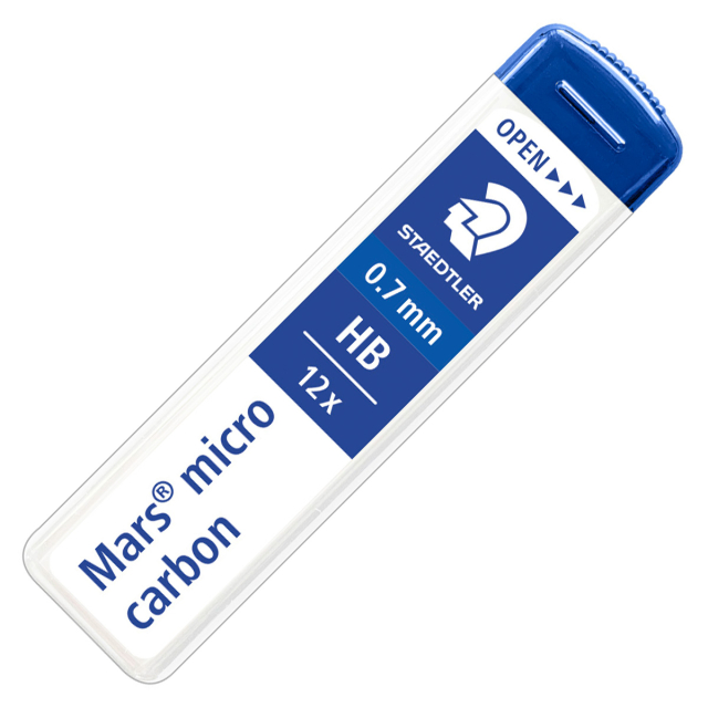 Mars Micro stift 0,7 12-pakke