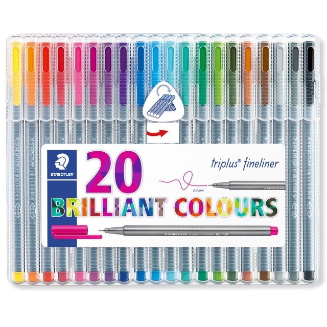 Triplus Fineliner 20-pakke