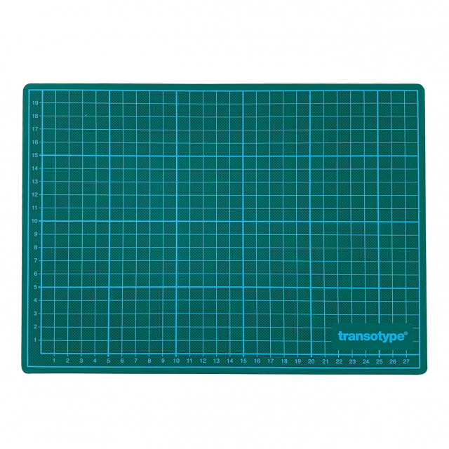 Skjærematte grønn/svart A4