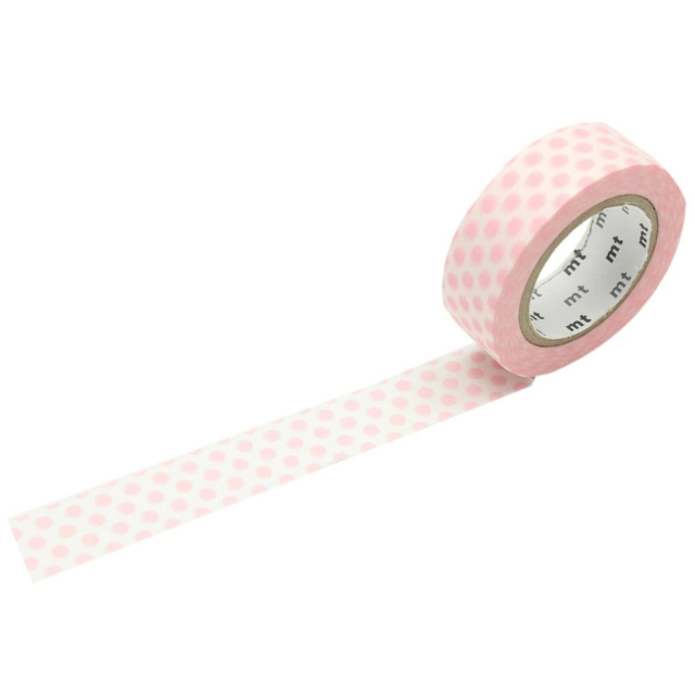 Washi-teip Dot Strawberry Milk