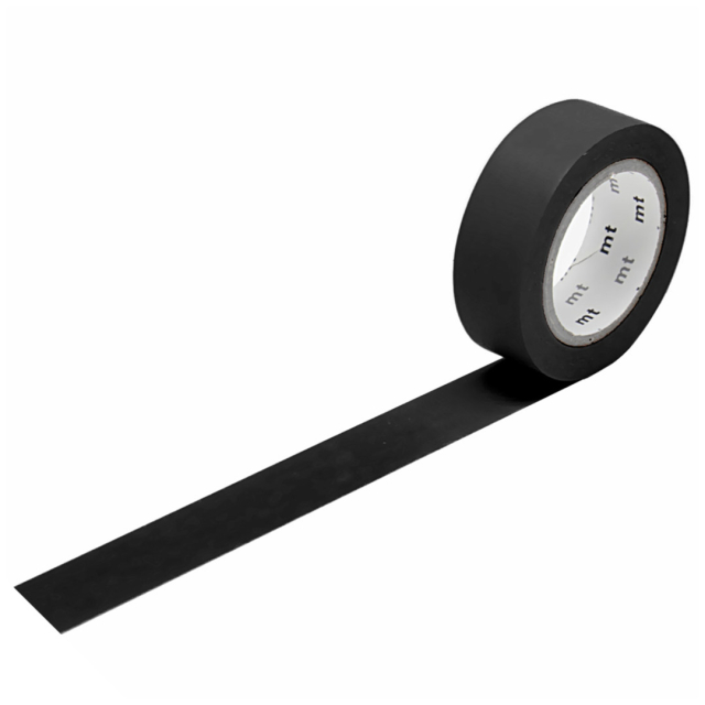 Washi-teip Matte Black