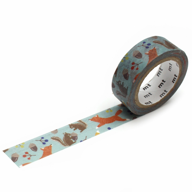 Washi-teip Fox & Squirrel