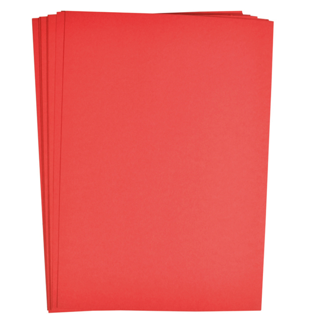 Farget papir Rød 25 stk 180 g