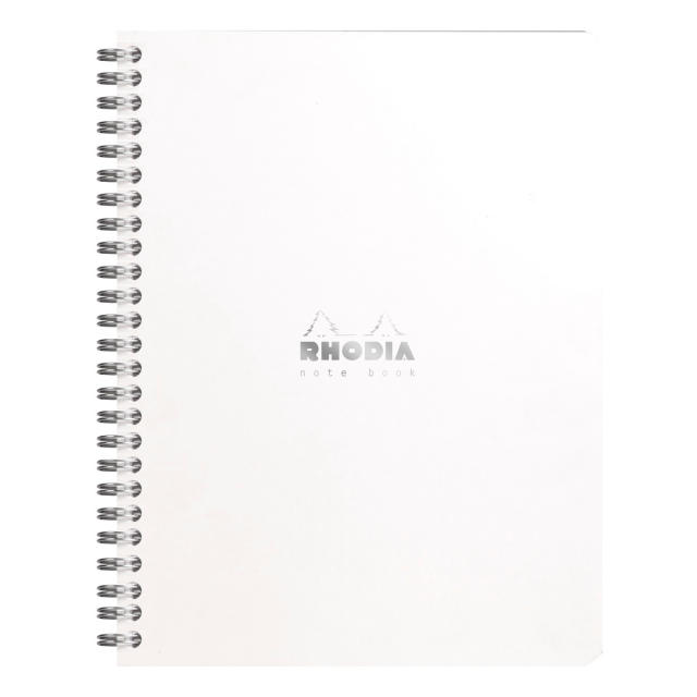 Notebook Spiral Hvit A5 Linjert