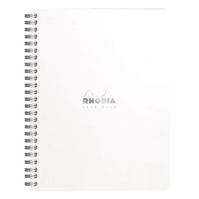 Notebook Spiral Hvit A5 Ruter