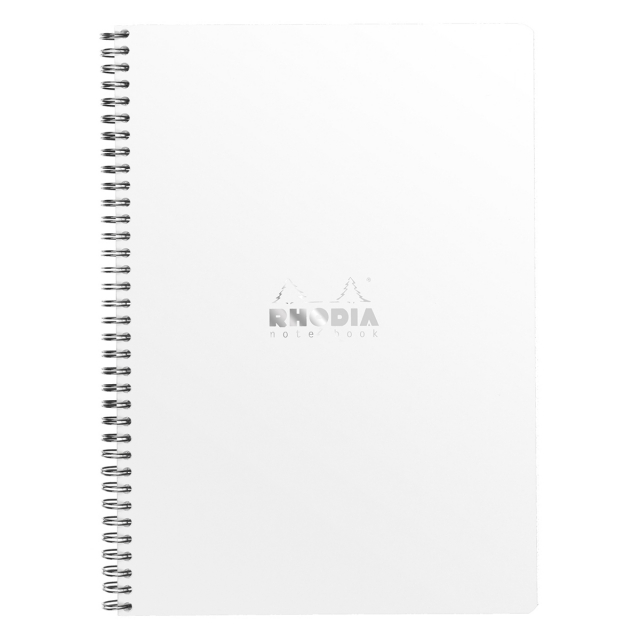 Notebook Spiral Hvit A4 Linjert