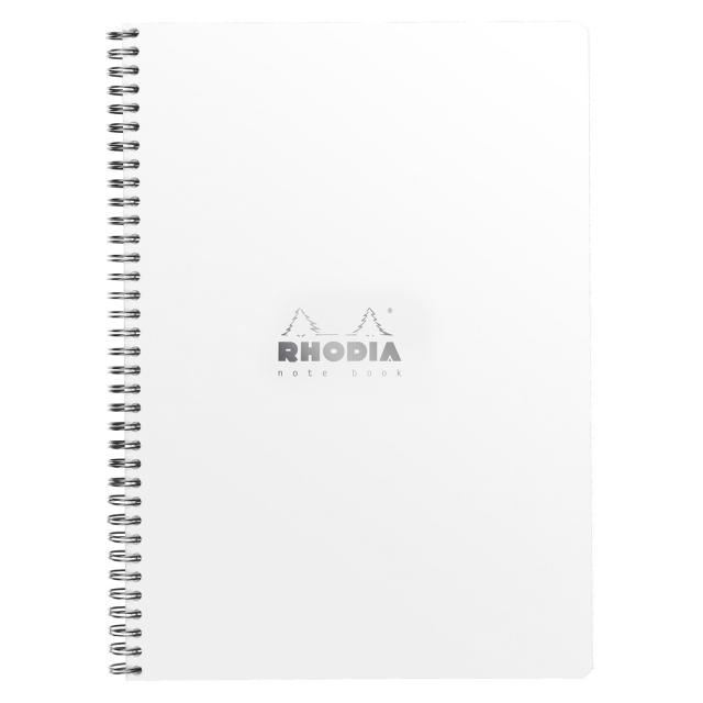 Notebook Spiral Hvit A4 Ruter