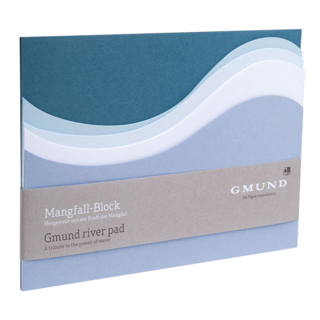 River Pad Notisblokk A5 Greyblue